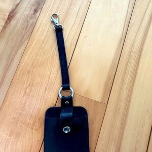 Roots Genuine Leather Hand Sanitizer Clip